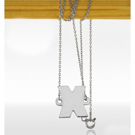 SREBRNY NASZYJNIK GWIAZD X IKS CELEBRYTKA PRÓBA SREBRA 925 GRAWER GRATIS zdjęcie 1