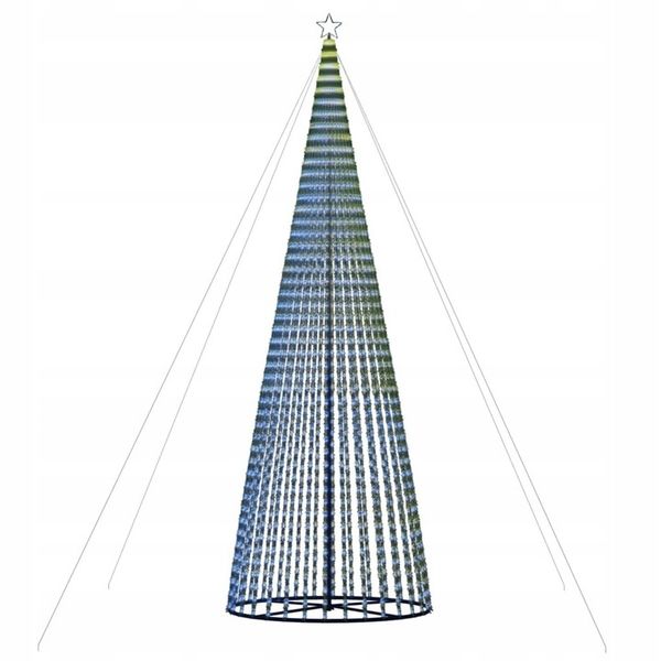 Choinka LED 1544 LEDs Niebieski 500 cm zdjęcie 7