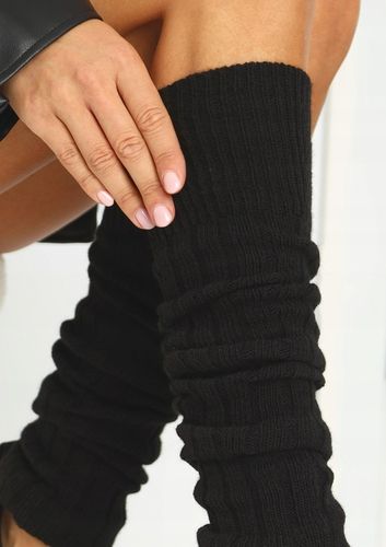 Ocieplacze na Nogi Getry Damskie na Łydki Ciepłe Czarny Cerber ONE na Arena.pl