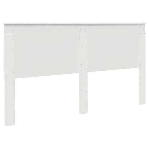 Zagłówek Z zagłówkiem Biały 200 cm Materiał drewnopochodny na Arena.pl