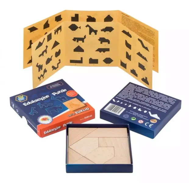 Puzzle drewniane - seria EUKLID zdjęcie 1