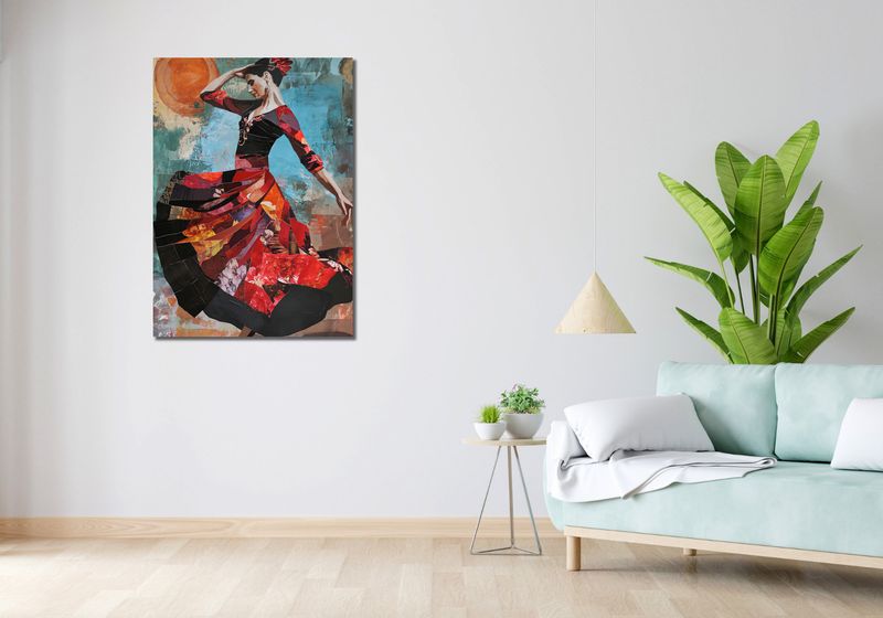 Obraz 70x100cm Taniec Flamenco zdjęcie 2