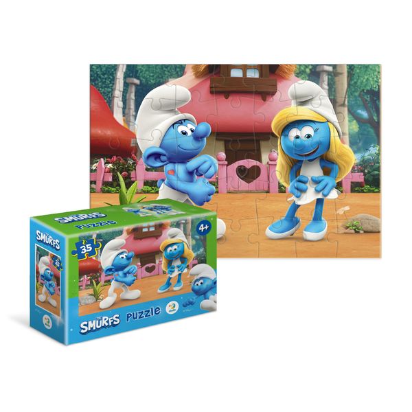 Puzzle Dodo Smerfy Puzzle Mini 35 Elementów 200692 zdjęcie 1