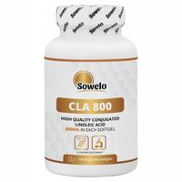 CLA 800 mg 100 Kapsułek – Wspomaga Metabolizm Tłuszczu i Figurę – Sowelo