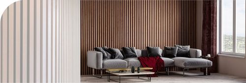 LAMELE ŚCIENNE DĄB WOTAN NA PŁYCIE 515x2750mm na Arena.pl