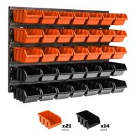 Tablica narzędzia 58 x 39 cm ścianka garaż 35 kuwet