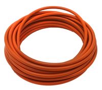 Wąż hamulcowy teflonowy  1/8" DN3,2mm, oplot stalowy kolor Pomarańczowy