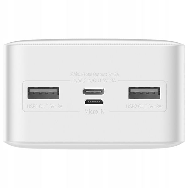 POTĘŻNY POWER BANK BASEUS 30000mah POWERBANK 15W PD 3x USB USB-C TYP-C 3A zdjęcie 12