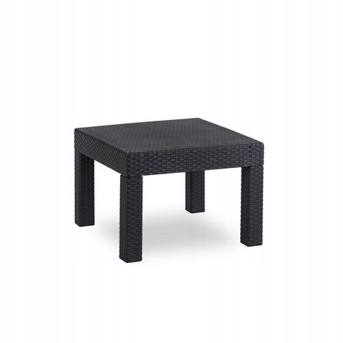 Zestaw Meble Ogrodowe Technorattan Na Taras Ogród Komplet Czarne FRESNO na Arena.pl