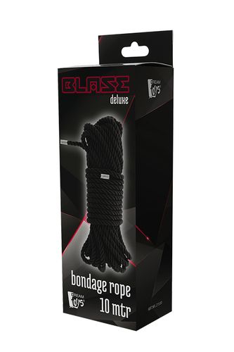 BLAZE DELUXE BONDAGE ROPE 10M BLACK na Arena.pl