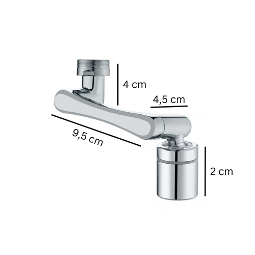 PERLATOR AERATOR PRZEDŁUŻKA DO KRANU BATERII 1080° CHROME na Arena.pl
