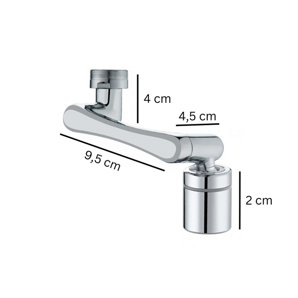 PERLATOR AERATOR PRZEDŁUŻKA DO KRANU BATERII 1080° CHROME zdjęcie 2