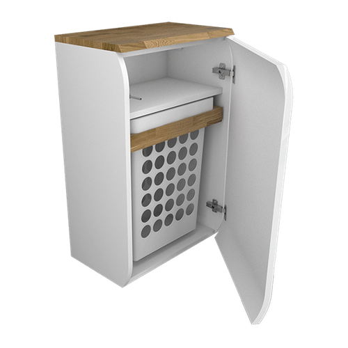 Szafka łazienkowa podwieszana z koszem na pranie 50/32/76,5 cm na Arena.pl