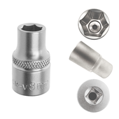 NASADKA TORX 8 MM 3/8" ZE STALI CHROMOWO-WANADOWEJ