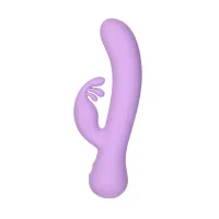 swan the empress swan masażer dwusilnikowy silikonowy 20,5 cm fioletowy