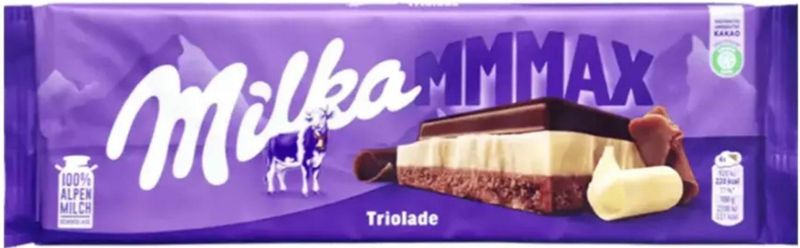 MILKA CZEKOLADA 280G TRIOLADE zdjęcie 1