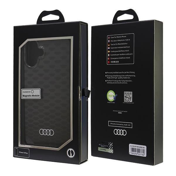 Audi IML Stitching Pattern MagSafe iPhone 16 Plus 6.7" czarny/black zdjęcie 7