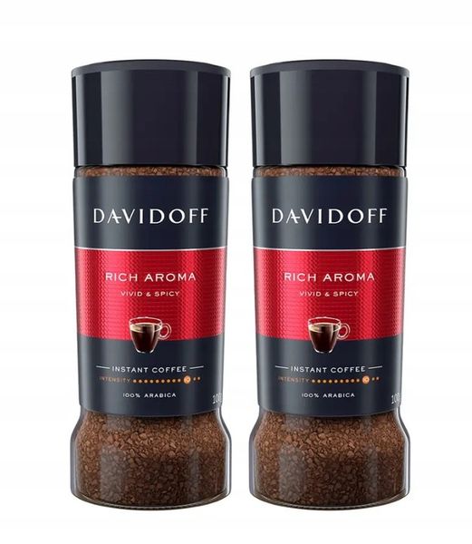 DAVIDOFF Rich Aroma Kawa rozpuszczalna 2x100g zdjęcie 1