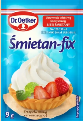 DR OETKER ŚMIETAN FIX 9G zdjęcie 1