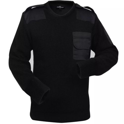 Sweter Męski Do Pracy, Czarny, Rozmiar M na Arena.pl