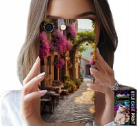 ETUI DO IPHONE 6 / 6S - MALOWNICZA ULICZKA Z KAWIARNIĄ + SZKŁO