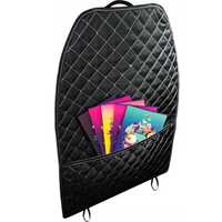 Osłona na tył fotela PIKOWANA ochraniacz KIESZEŃ