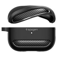 spigen rugged armor apple airpods pro 1 / 2 matte black
