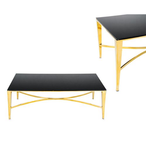 Stolik kawowy Rays Gold Black na Arena.pl