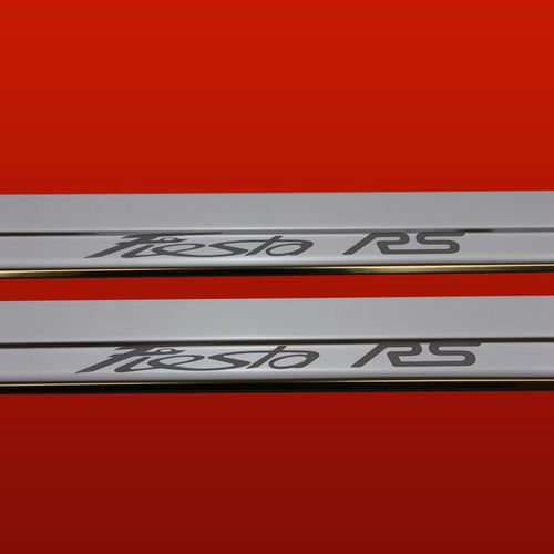 Listwa progowa FORD FIESTA MK7 FIESTA RS Stal nierdzewna 304 połysk 2szt na Arena.pl