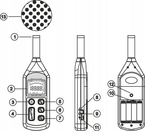 DECYBELOMIERZ SONOMETR MIERNIK NATĘŻENIA POZIOMU DŹWIĘKU, HAŁASU, GŁOŚNOŚCI na Arena.pl