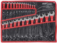 Klucze płasko-oczkowe 25el. 6-32mm CRV KD11052