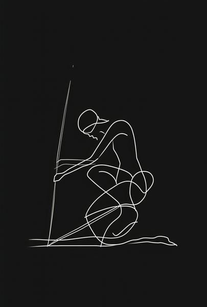 Plakat 61x90,5cm Linia zdjęcie 1