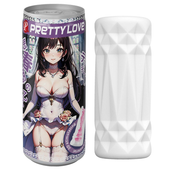 Mały Masturbator Męski W Puszce - Pretty Love Anime Waifu Purple 05-1696