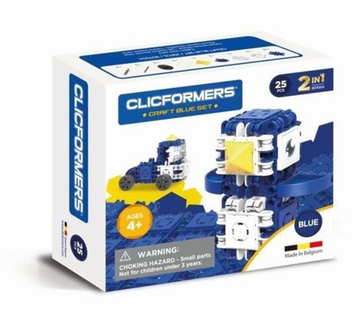 KLOCKI CLICS CLICFORMERS Craft set niebieski 25el. na Arena.pl