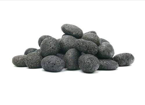 Lawa czarna otoczaki Pebbles 2,0-3,0cm 1kg na Arena.pl