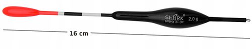 Spławik Przelotowy z BALSY SHARK Perfekt Hunter 2 g / 16 cm na Arena.pl