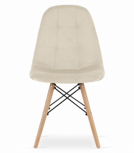Krzesło DUMO - beż aksamit x 2 na Arena.pl