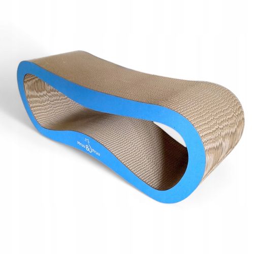 Drapak dla kota LEON | niebieski | 78x28x24 cm | MruuPruu na Arena.pl