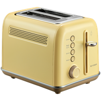 BUYDEEM Toster na 2 kromki, model DT620E, kolor Mellow Yellow, EU