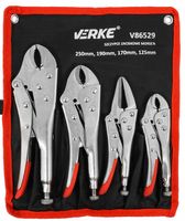 VERKE V86529 SZCZYPCE ZACISKOWE MORSEA - ZESTAW 4 SZTUKI KLESZCZE MORSA
