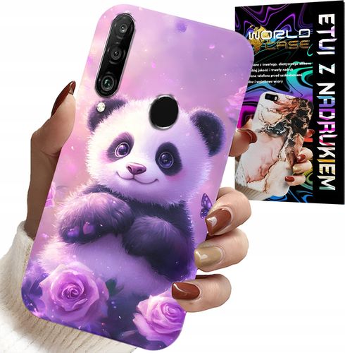 ETUI DO HUAWEI P30 LITE - SŁODKA PANDA WZORY DLA DZIECI + SZKŁO na Arena.pl