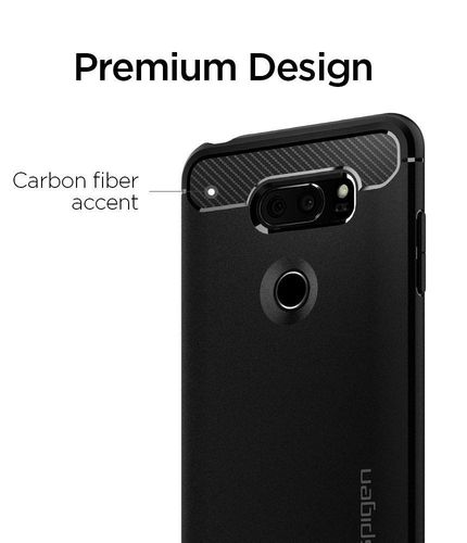 SPIGEN RUGGED ARMOR LG V30 BLACK na Arena.pl