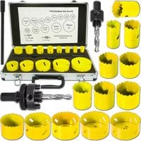 OTWORNICE DO METALU DREWNA WIERTŁA ZESTAW OTWORNIC BIMETALOWYCH