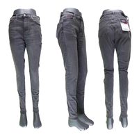 Damskie jeansy Tommy Jeans Sylvia High DW0DW14123 szare rurki - W31/L32