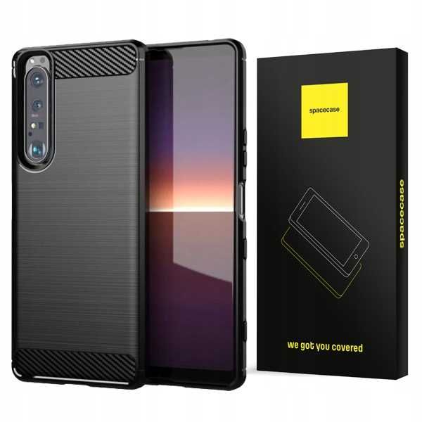 Spacecase Carbon Sony Xperia 1 Iv Czarny zdjęcie 1