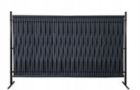 Listwy pionowe do ogrodzeń panelowych 123 x 250 cm, szer. 62-80 mm antracyt