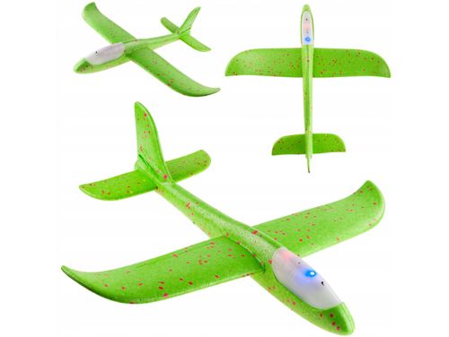 Samolot styropianowy szybowiec 47 cm świecący led na Arena.pl