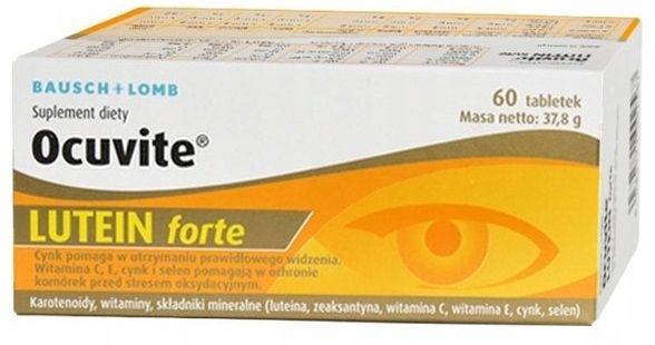 Ocuvite Lutein Forte, 60 tabletek zdjęcie 1
