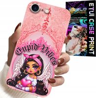ETUI DO IPHONE 7 / 8 / SE2 - CUPID VIBES Z UROCZĄ ANIOŁKIEM PLECKI