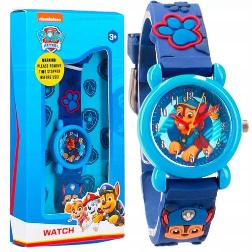 Zegarek Psi Patrol Chase Niebieski Wskazówki PAW PATROL dla chłopca na Arena.pl